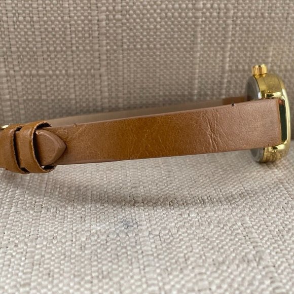 FMD Women Wristwatch Brown Faux Leather band Quartz Analog Watch w/ Box - Picture 7 of 12